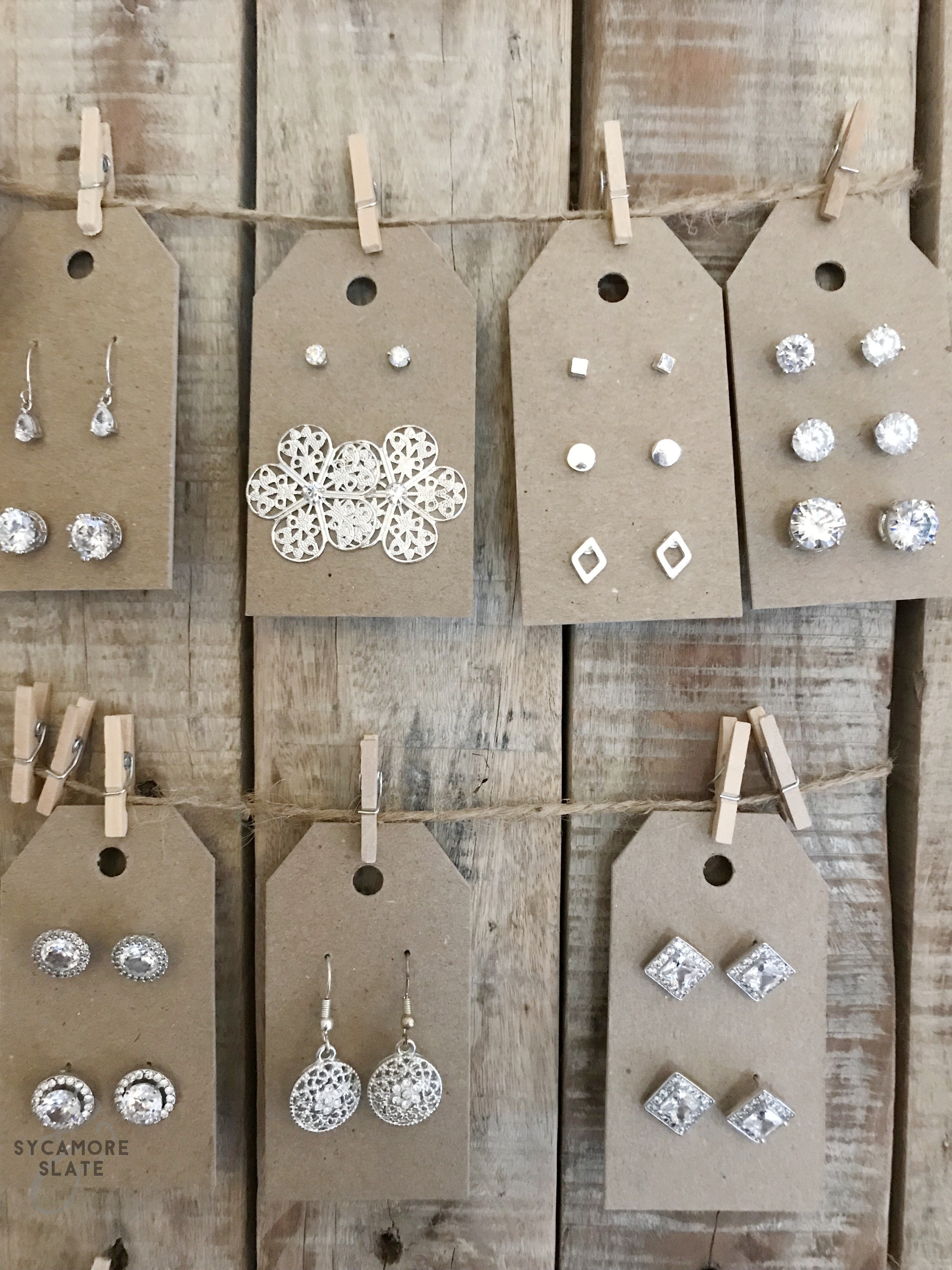 DIY Earring Cards that won't break the bank! - Rings and